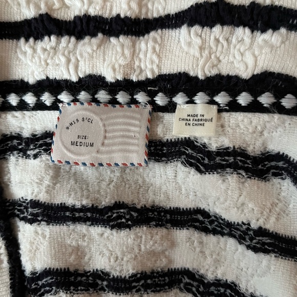 Anthropologie - Lace Striped Cardigan - Size M - Picture 3 of 6